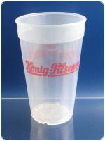 Printed Cups with multiple colours K&ouml;nig Pilsener